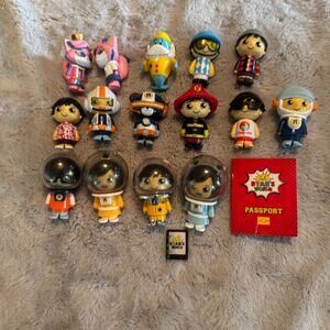 Ryan's World mini action figure lot astronauts space boys girls shark cat toys